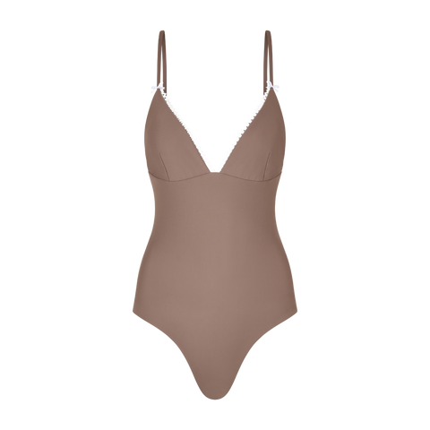 Olivia One-Piece - Truffle Veil