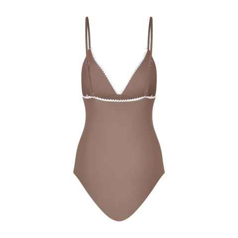 Olivia One-Piece - Truffle Veil