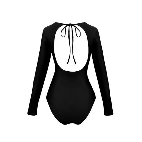 Isla Long Sleeve One-Piece - Ebony