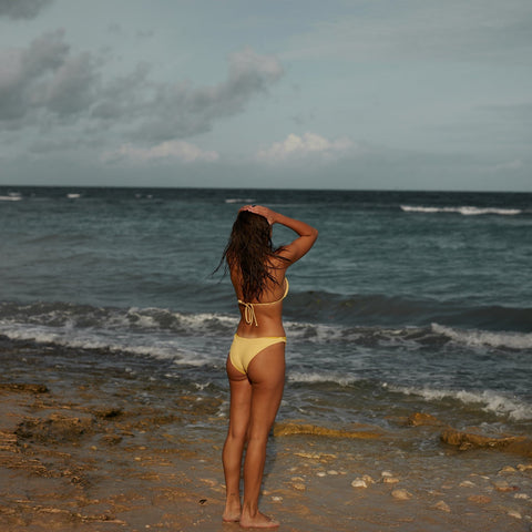Cleo Triangle Top - Lemon
